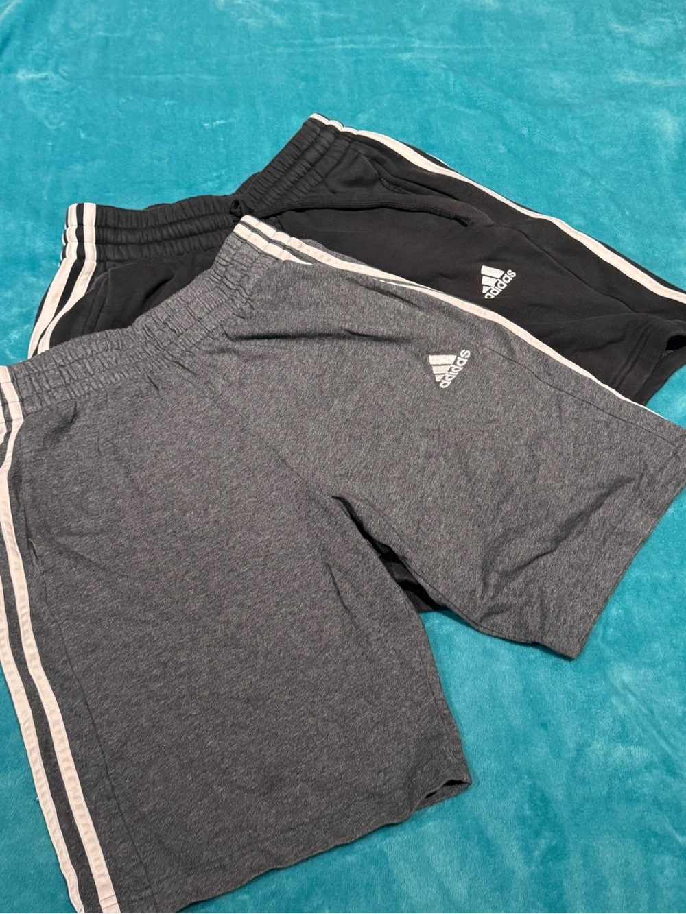 2 Adidas Athletic Shorts - Size S